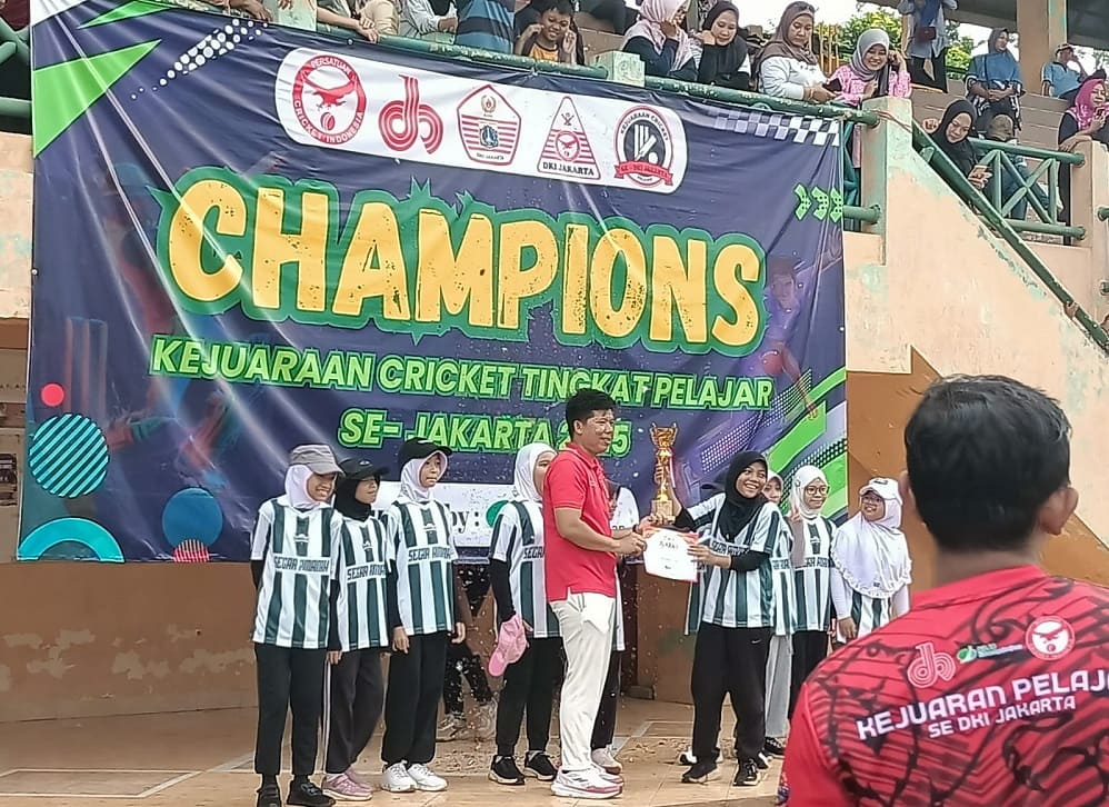 Juara Cricket Putri DKI Jakarta