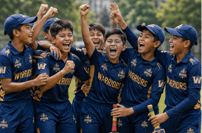 semangat tim cricket putra jakarta timur