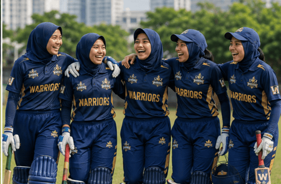 semangat tim cricket putri jakarta timur